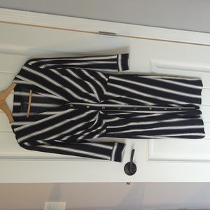 Black and White Shirt Dress